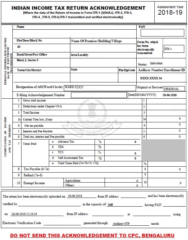 File Income Tax Return How To E File Your Income Tax Return Online 